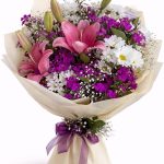 Pembe Lilyum Buketi